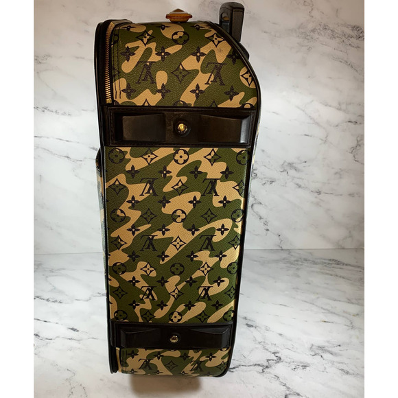 ❌❌ Louis Vuitton Monogramouflage Pegase Suitcase 60 Monogram LV Travel Luggage - Picture 10 of 16